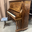 1909 RARE 4 pedal CROWN orchestral piano. Burled walnut - Upright - Studio Pianos